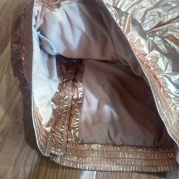 GAP Kids Metallic Bronze Puffer Jacket - Picture 6 of 9